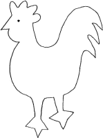 Een kleurplaat van  vogel