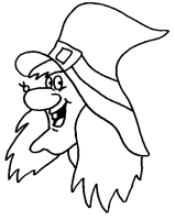 Een kleurplaat van  halloween
