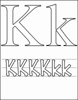 Een kleurplaat van  letter